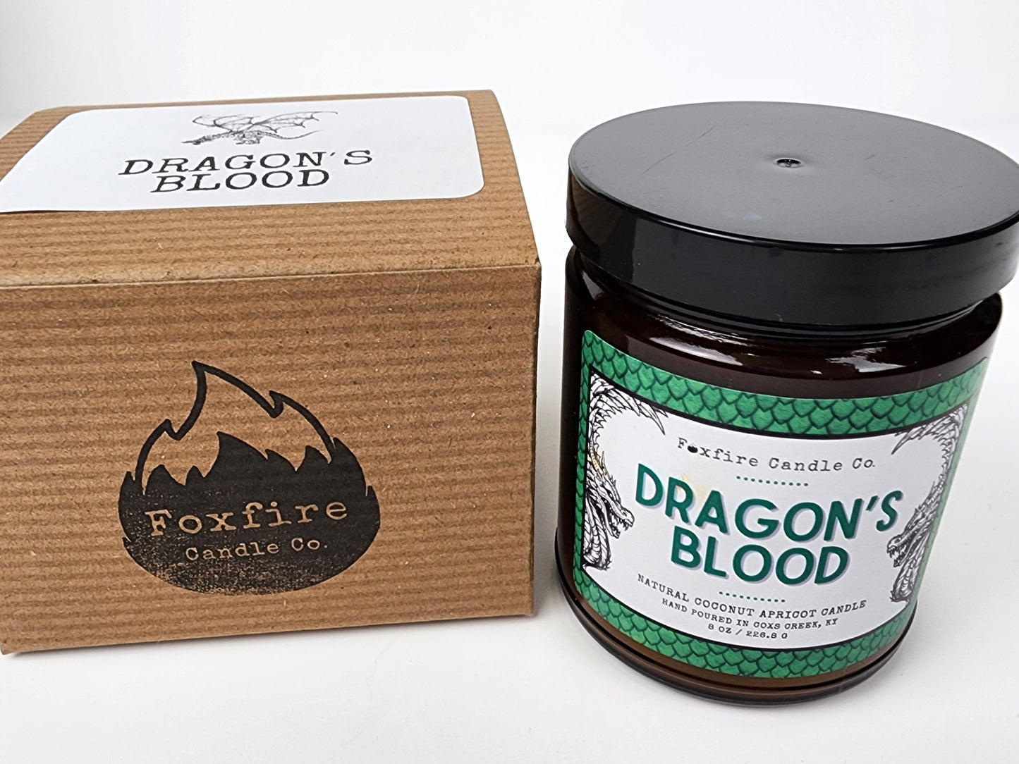 Dragon's Blood 8 oz Candle 🐉