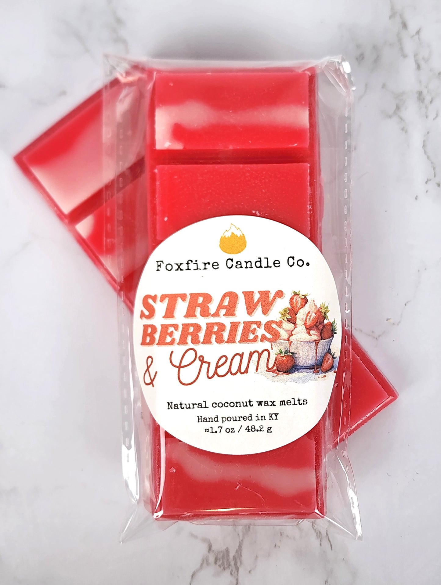 Strawberries & Cream Wax Melt Bar 🍓