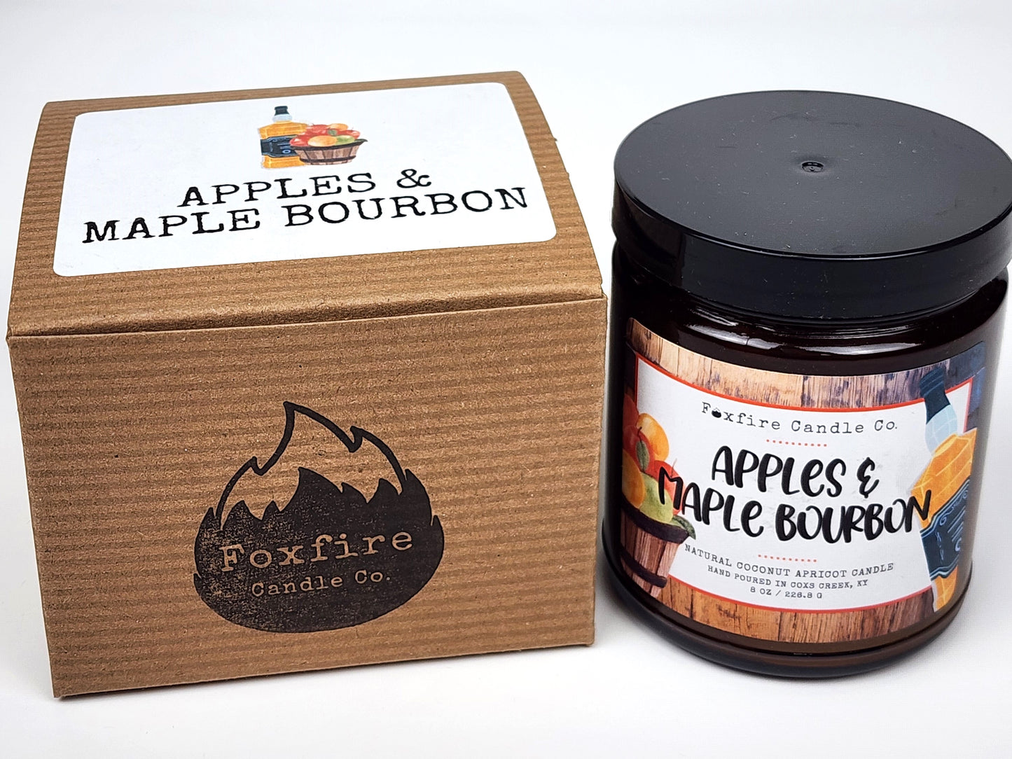 Apples & Maple Bourbon 8 oz Candle 🍎🍺