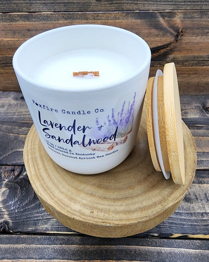 Lavender & Sandalwood 10 oz Candle 🪻🪵