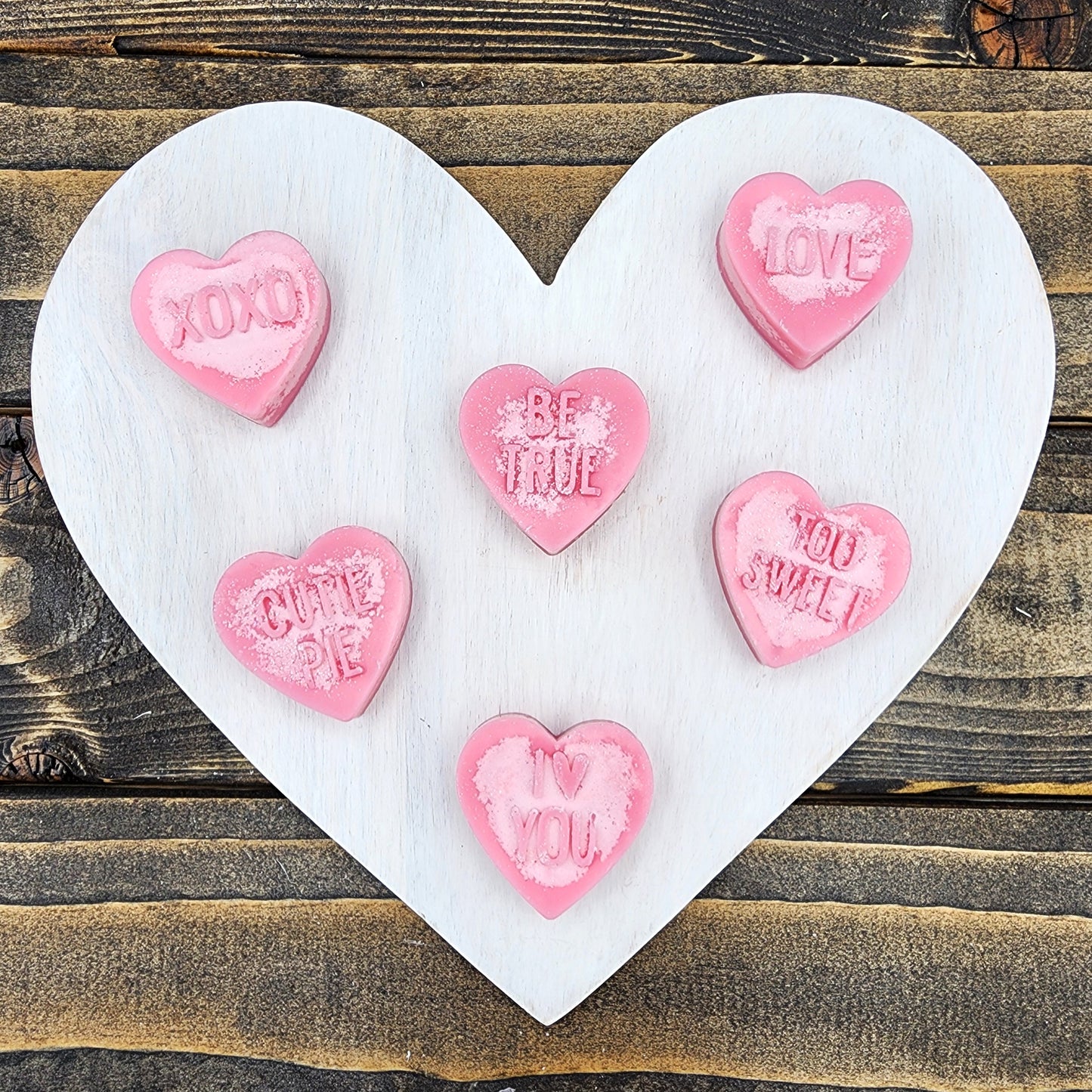 Strawberries & Cream Conversation Hearts Wax Melts 🍓