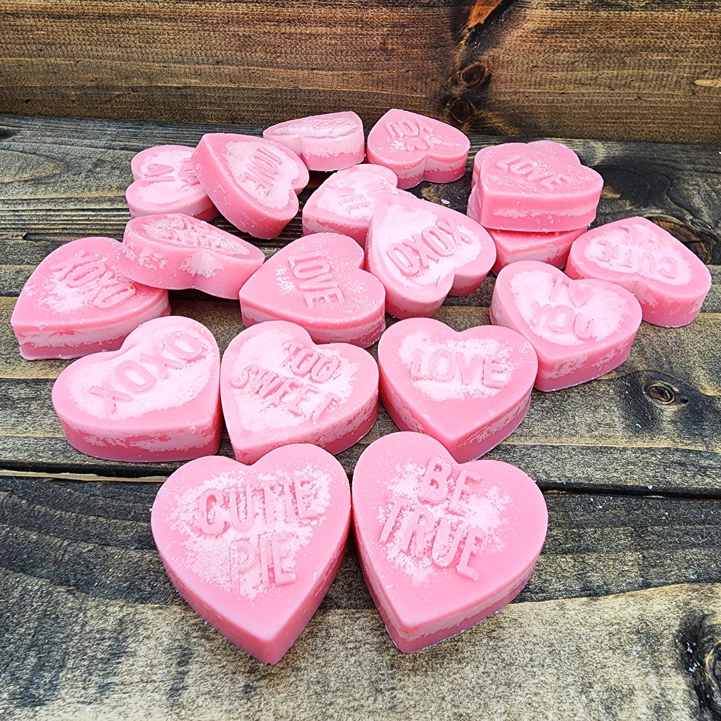 Strawberries & Cream Conversation Hearts Wax Melts 🍓