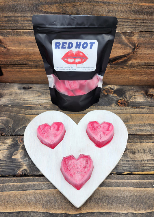 Red Hot Heart-Shaped Wax Melts