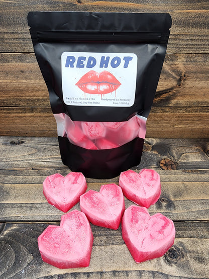 Red Hot Heart-Shaped Wax Melts