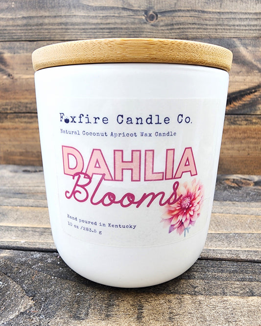 Dahlia Blooms 10 oz Candle 🏵️