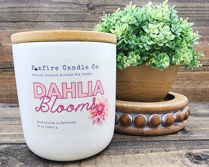 Dahlia Blooms 10 oz Candle 🏵️