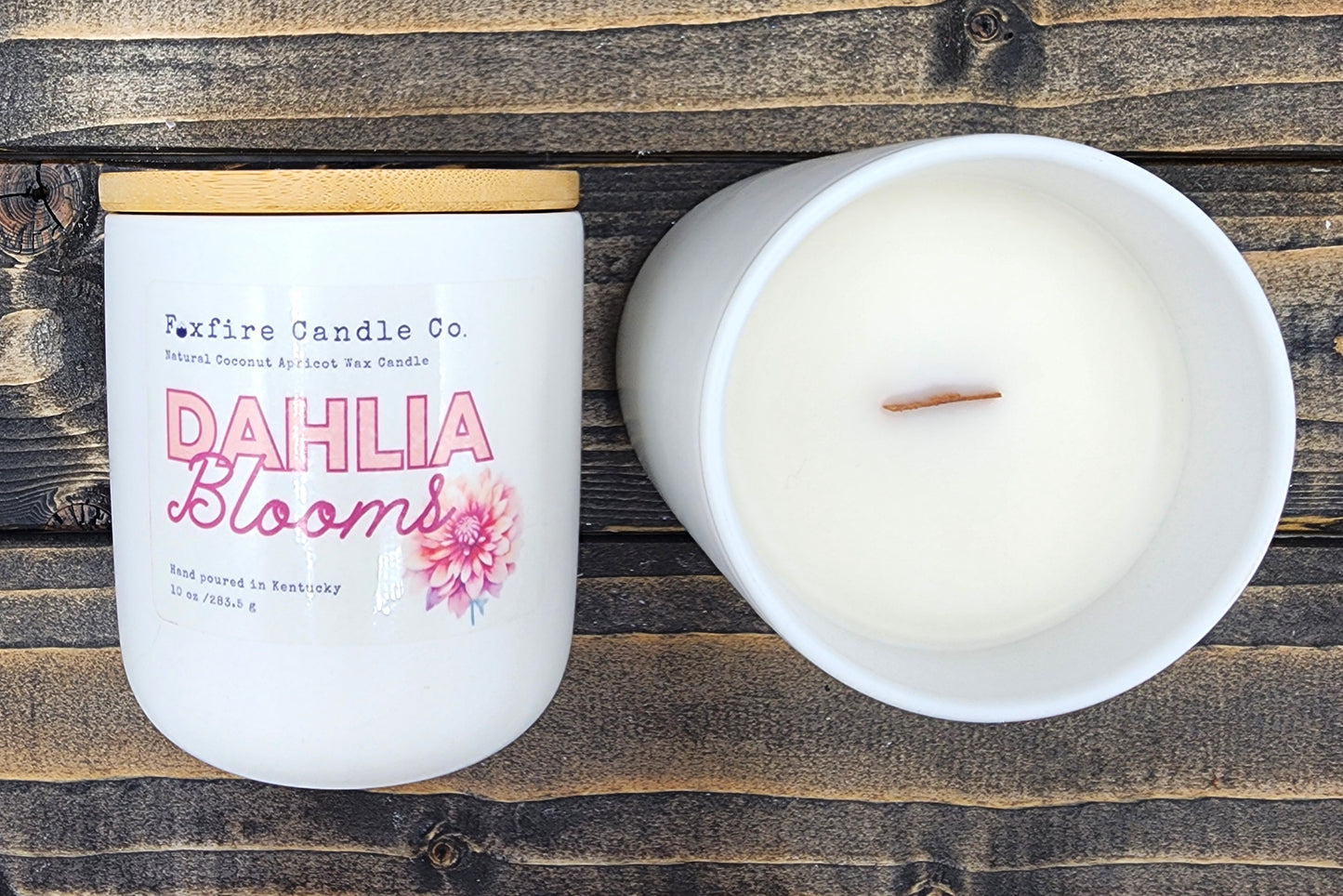 Dahlia Blooms 10 oz Candle 🏵️