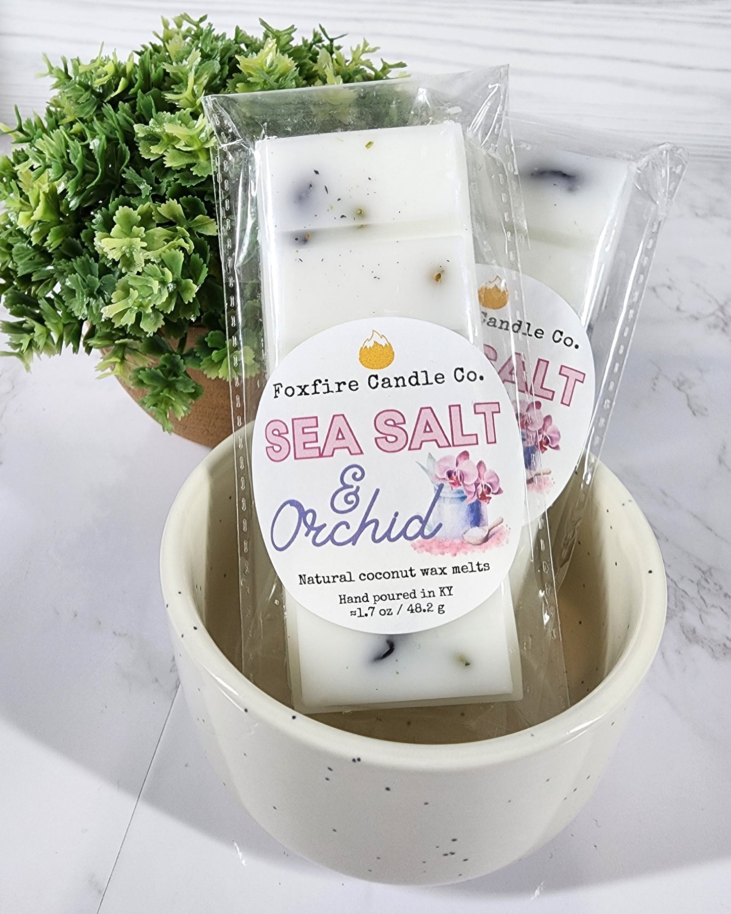 Sea Salt & Orchid Wax Melt Bar 🌸