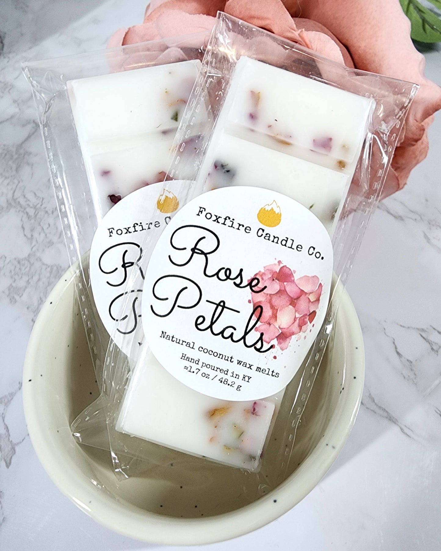 Rose Petals Wax Melt Bar 🌹