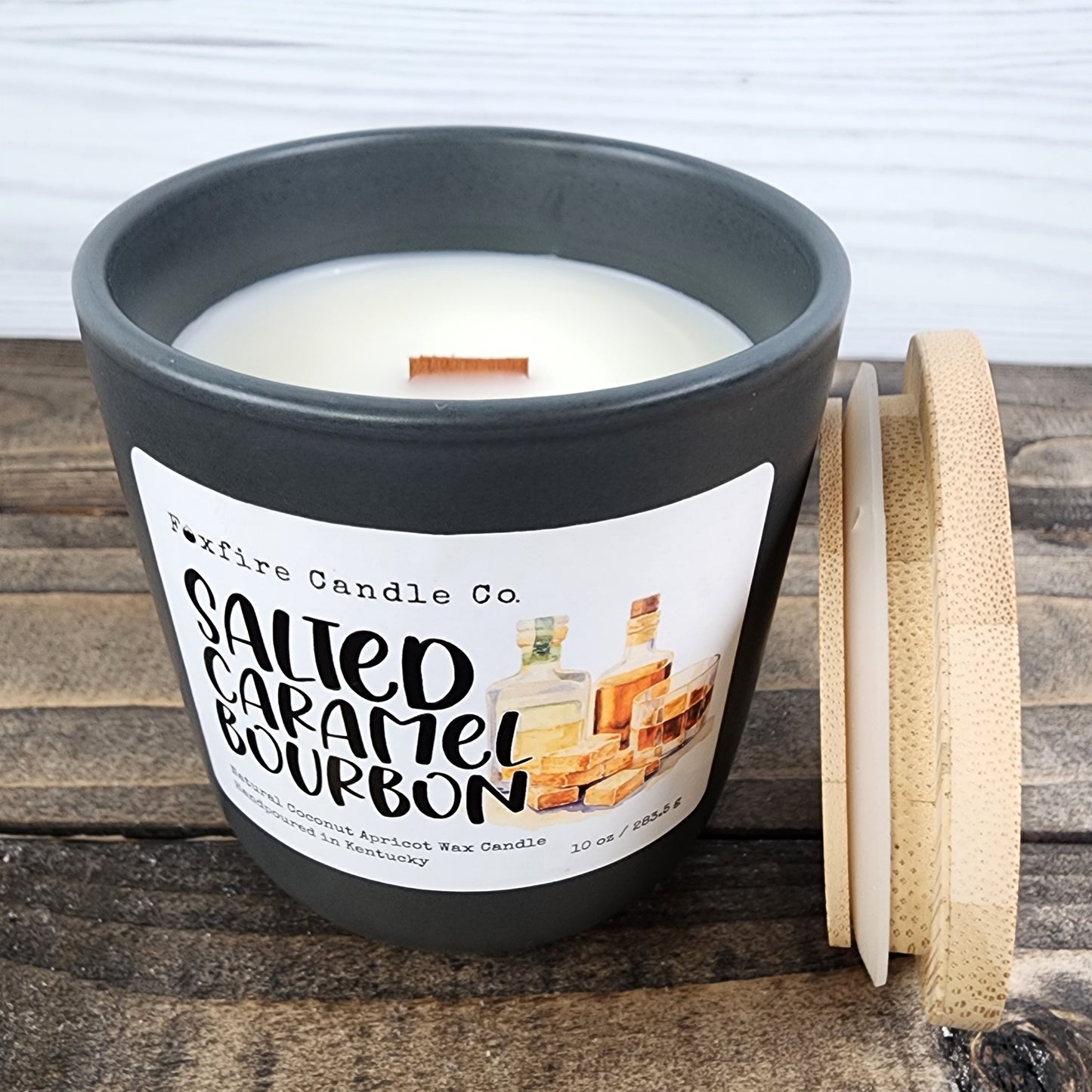 Salted Caramel Bourbon 10 oz Candle 🍮🍺