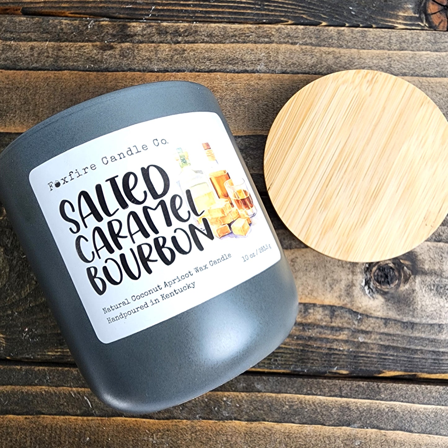 Salted Caramel Bourbon 10 oz Candle 🍮🍺