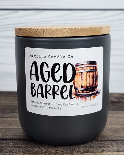 Aged Barrel Ceramic 10 oz Candle 🍺