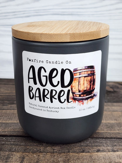 Aged Barrel Ceramic 10 oz Candle 🍺