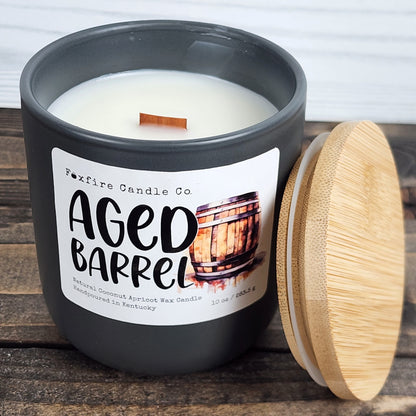 Aged Barrel Ceramic 10 oz Candle 🍺