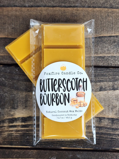 Butterscotch Bourbon Wax Melt Bar 🍺