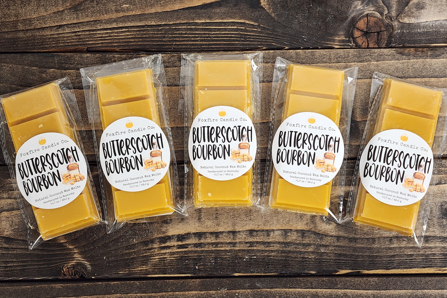 Butterscotch Bourbon Wax Melt Bar 🍺