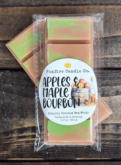 Apples & Maple Bourbon Wax Melt Bar 🍎🍺