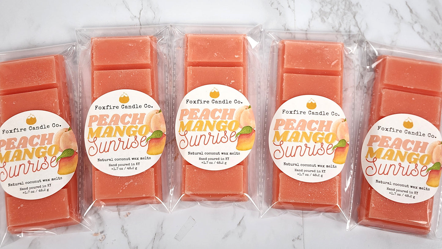 Peach Mango Sunrise Wax Melt Bar  🍑🥭