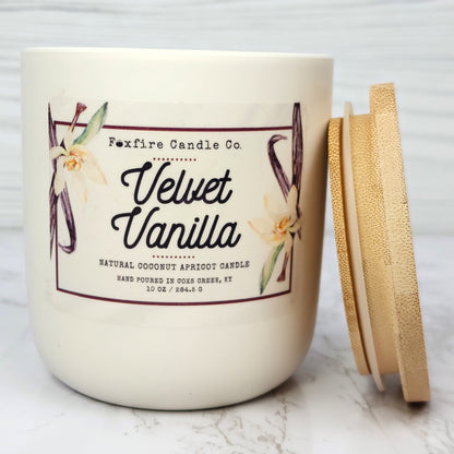 Velvet Vanilla 10 oz Candle