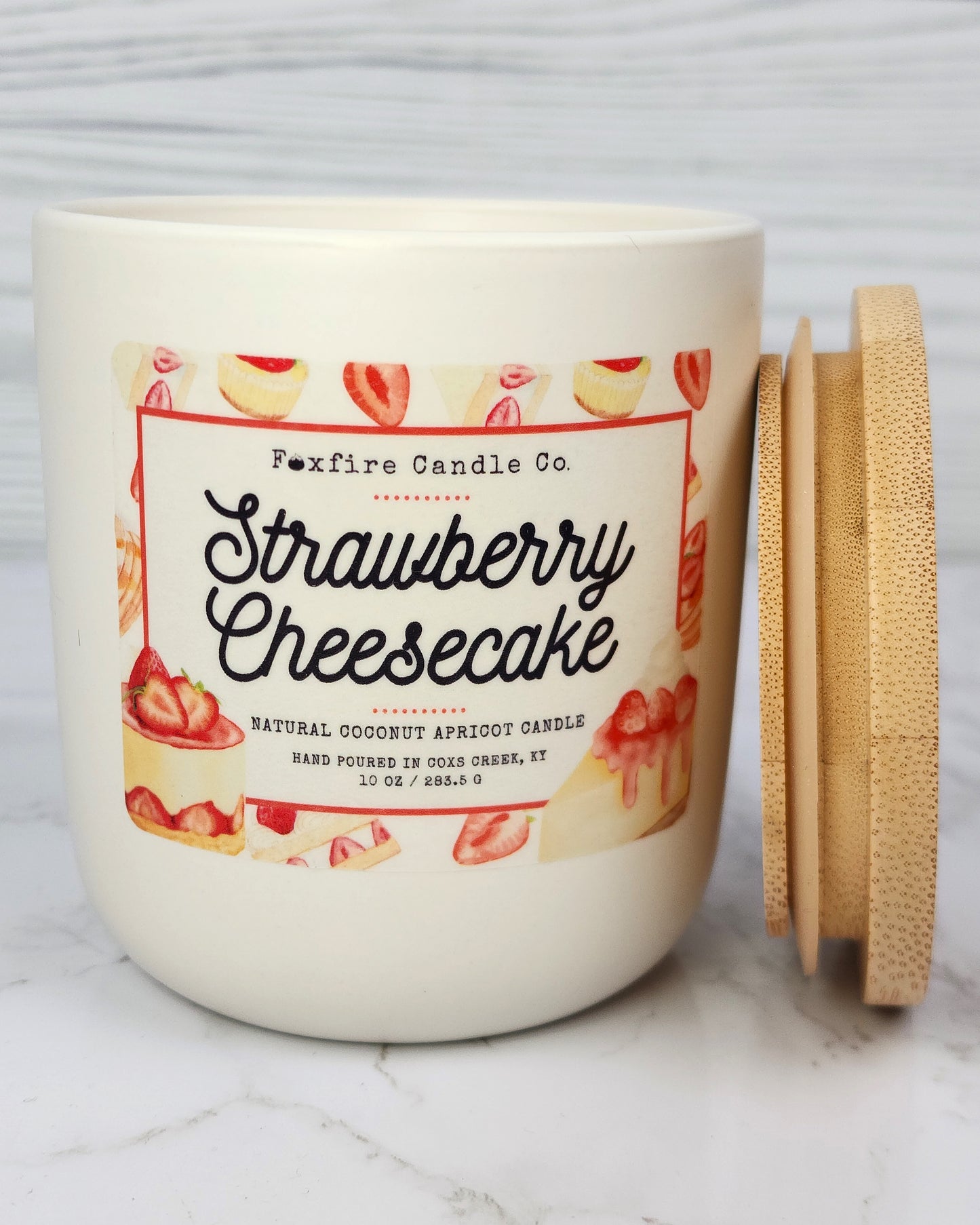 Strawberry Cheesecake 10 oz Candle 🍓🍰