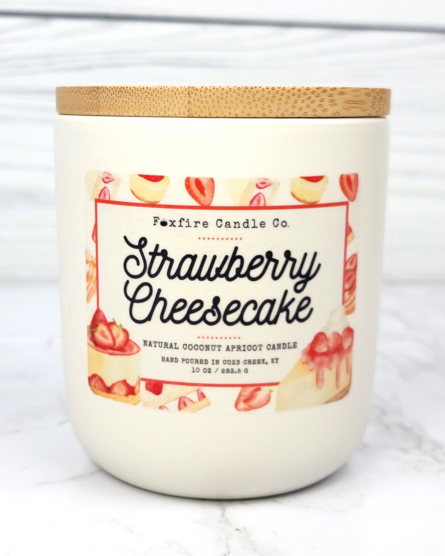 Strawberry Cheesecake 10 oz Candle 🍓🍰