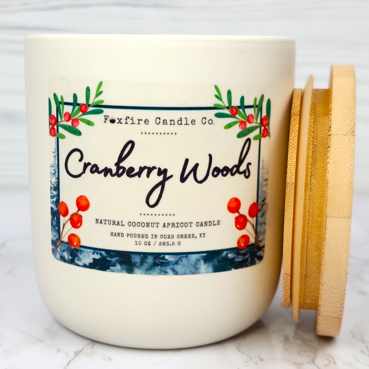 Cranberry Woods 10 oz Candle 🌳