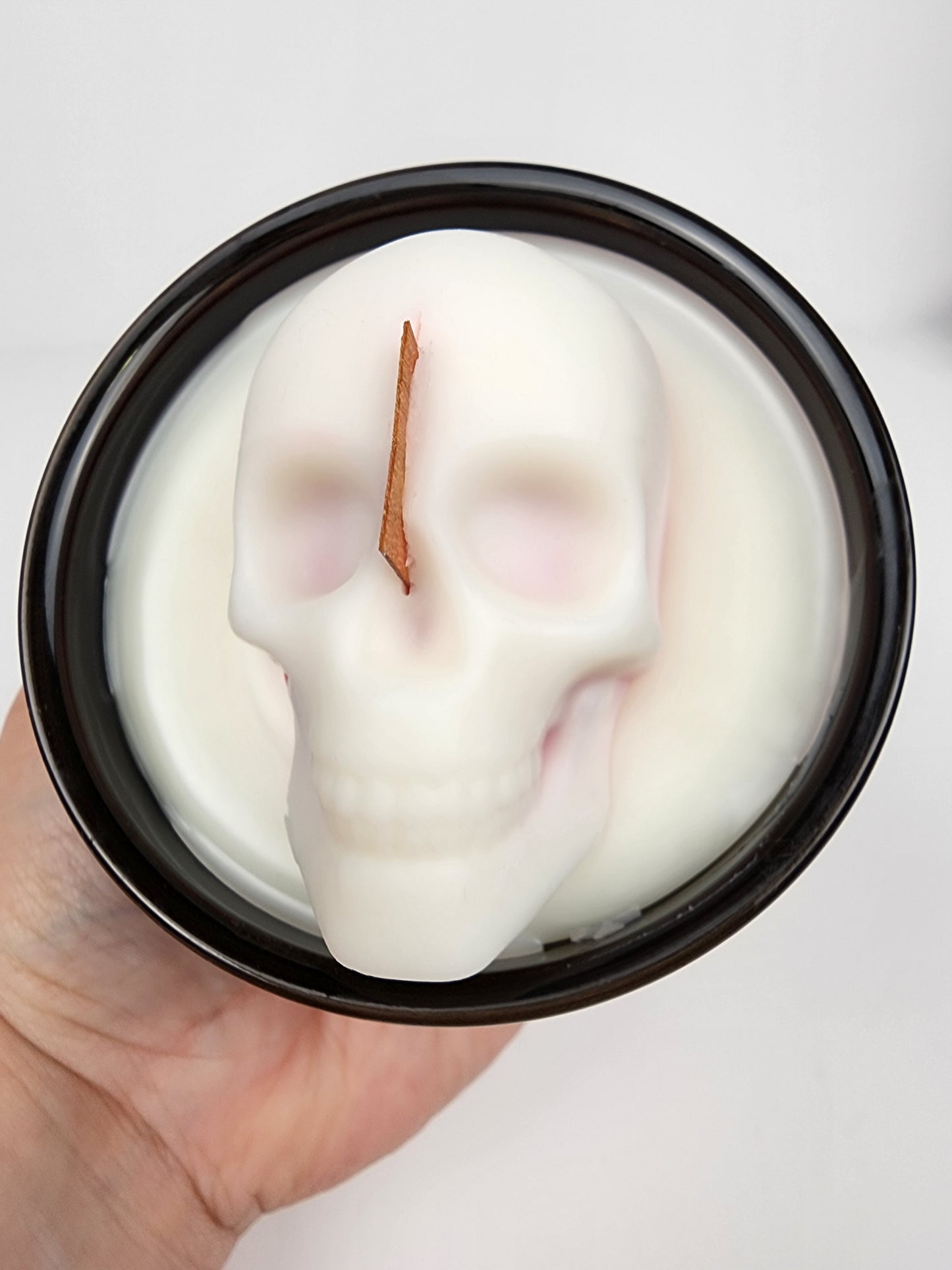 Skull Candle-Caramel Apple 8 oz 🍏