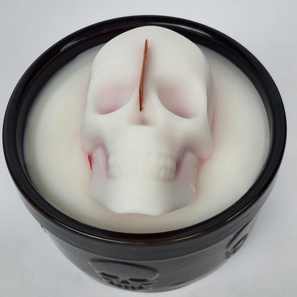 Skull Candle-Caramel Apple 8 oz 🍏