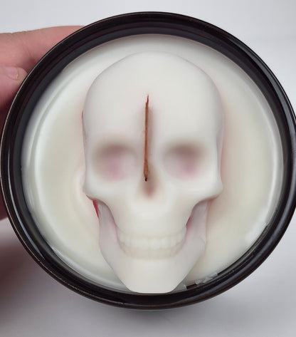 Skull Candle-Caramel Apple 8 oz 🍏