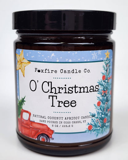 O Christmas Tree 8 oz Candle 🎄