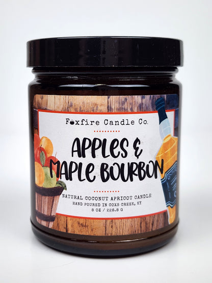 Apples & Maple Bourbon 8 oz Candle 🍎🍺