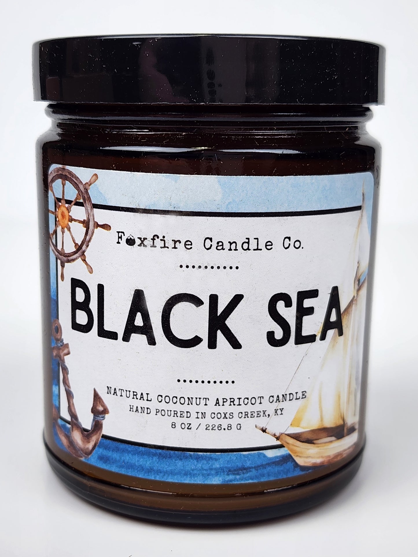 Black Sea 8 oz Candle 🌊🪸