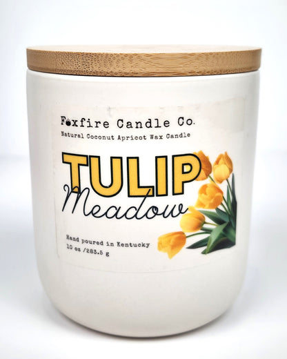 Tulip Meadows 10 oz Candle 🌷