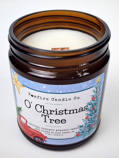 O Christmas Tree 8 oz Candle 🎄