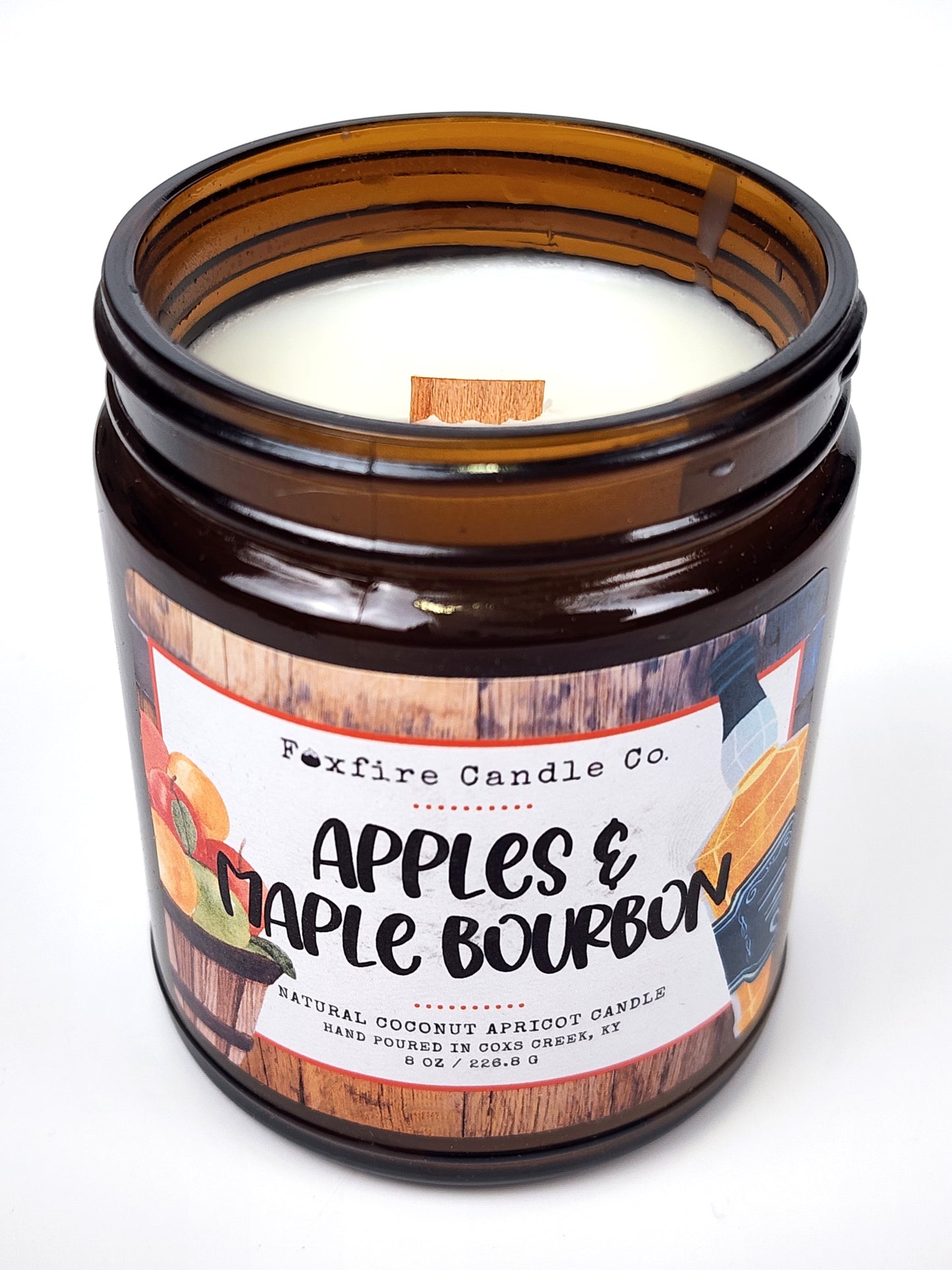 Apples & Maple Bourbon 8 oz Candle 🍎🍺