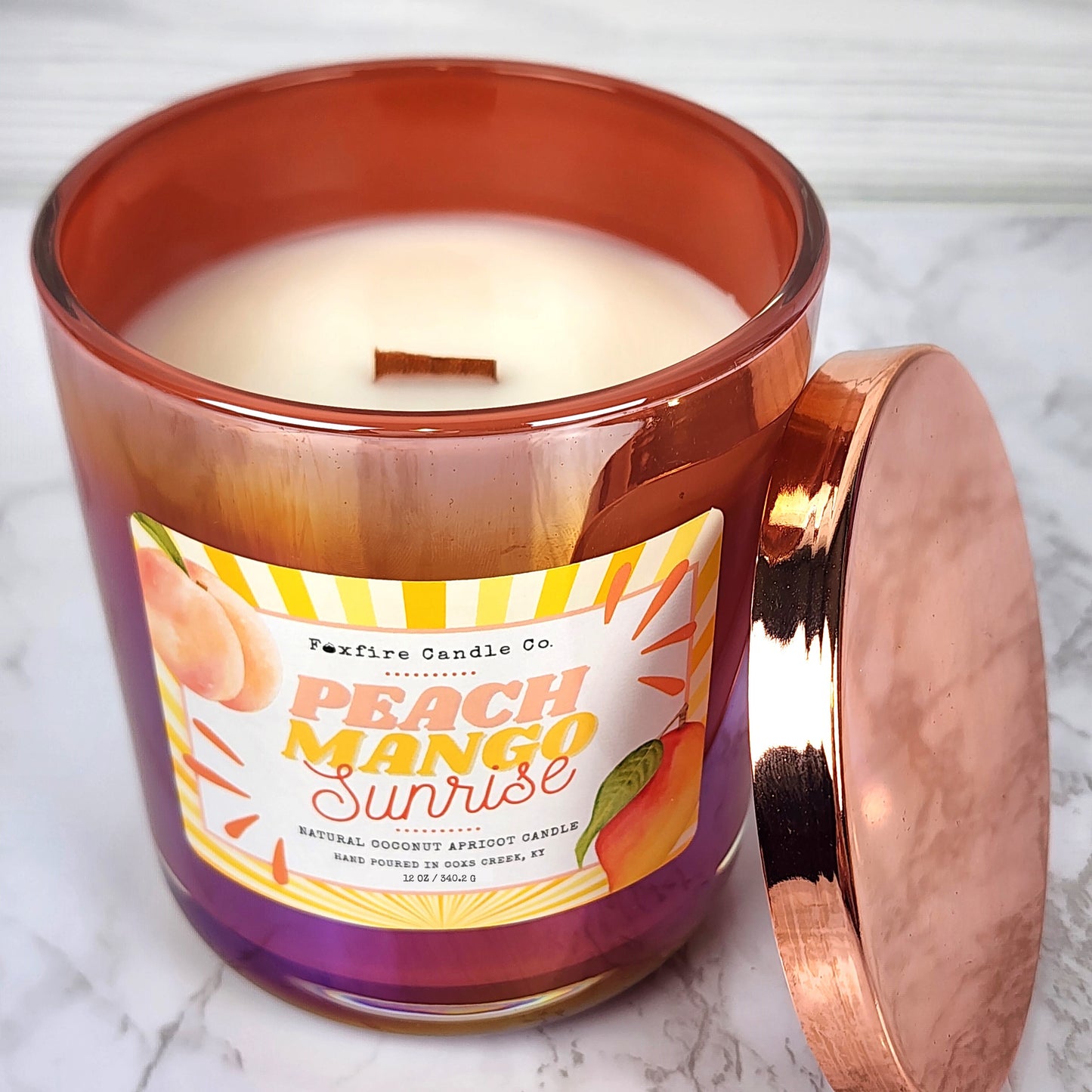 Peach Mango Sunrise 12 oz Candle 🍑🥭