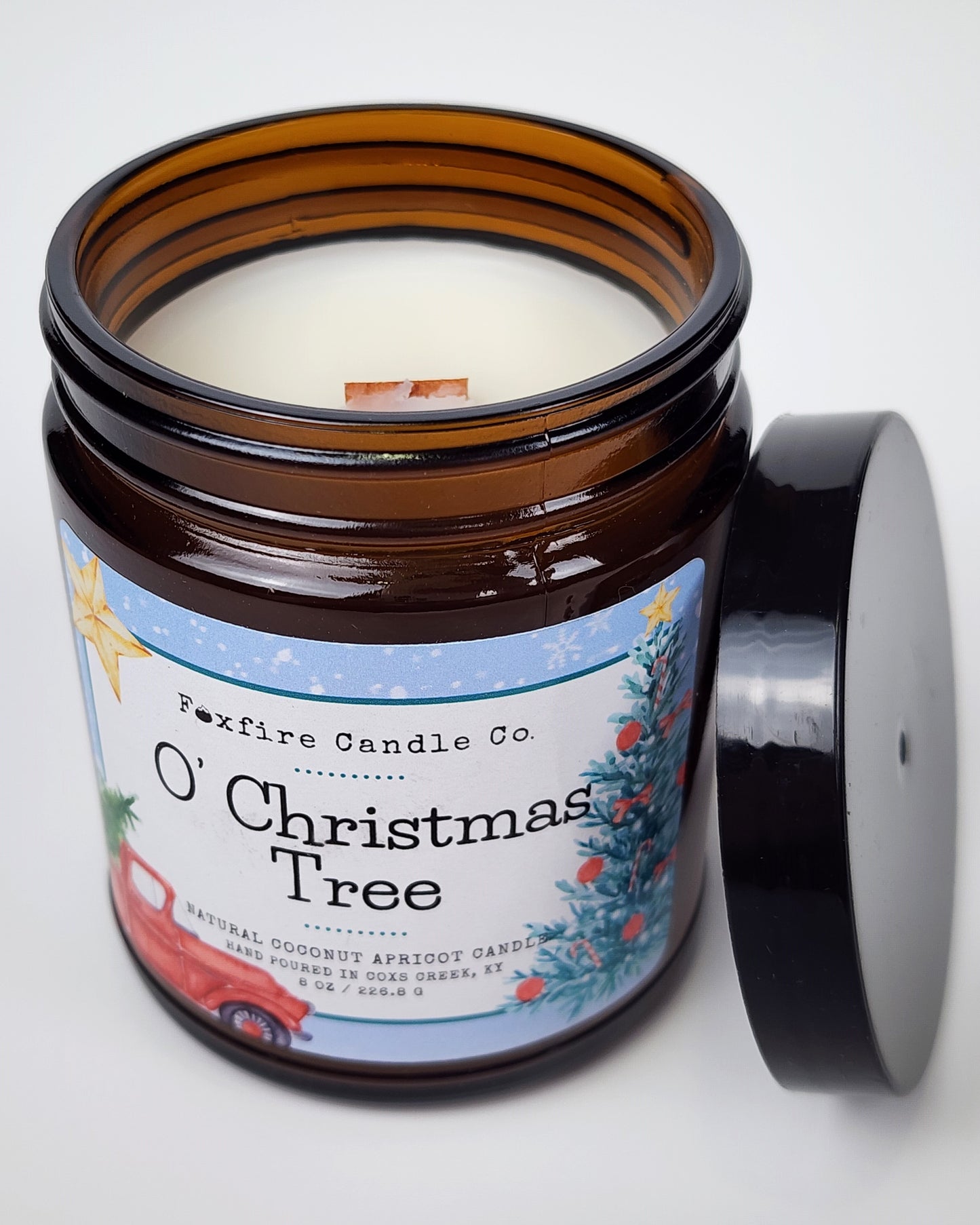 O Christmas Tree 8 oz Candle 🎄