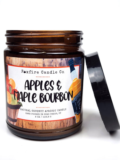 Apples & Maple Bourbon 8 oz Candle 🍎🍺