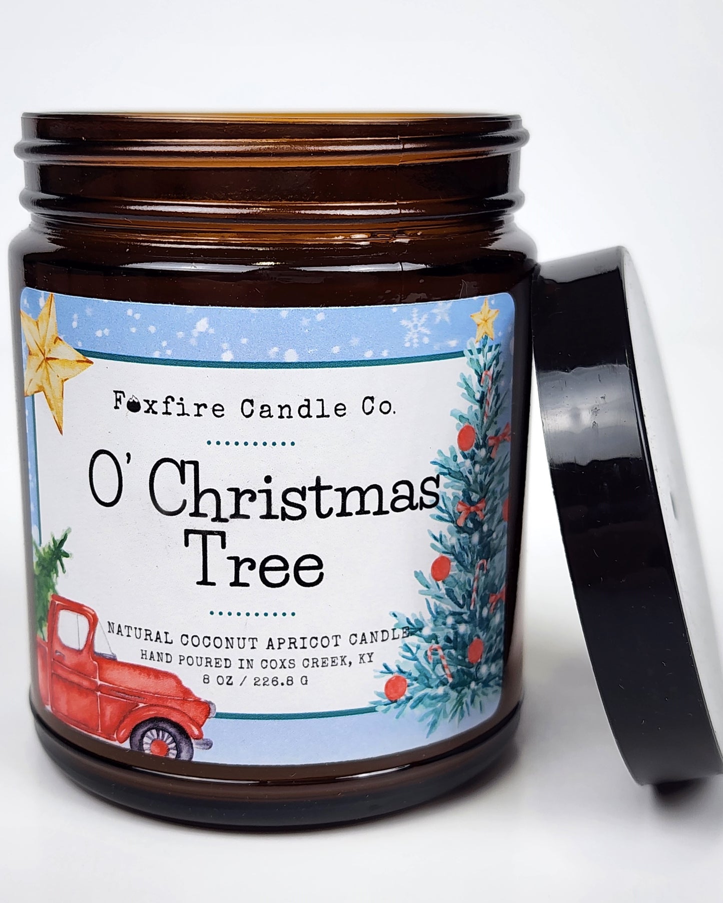 O Christmas Tree 8 oz Candle 🎄