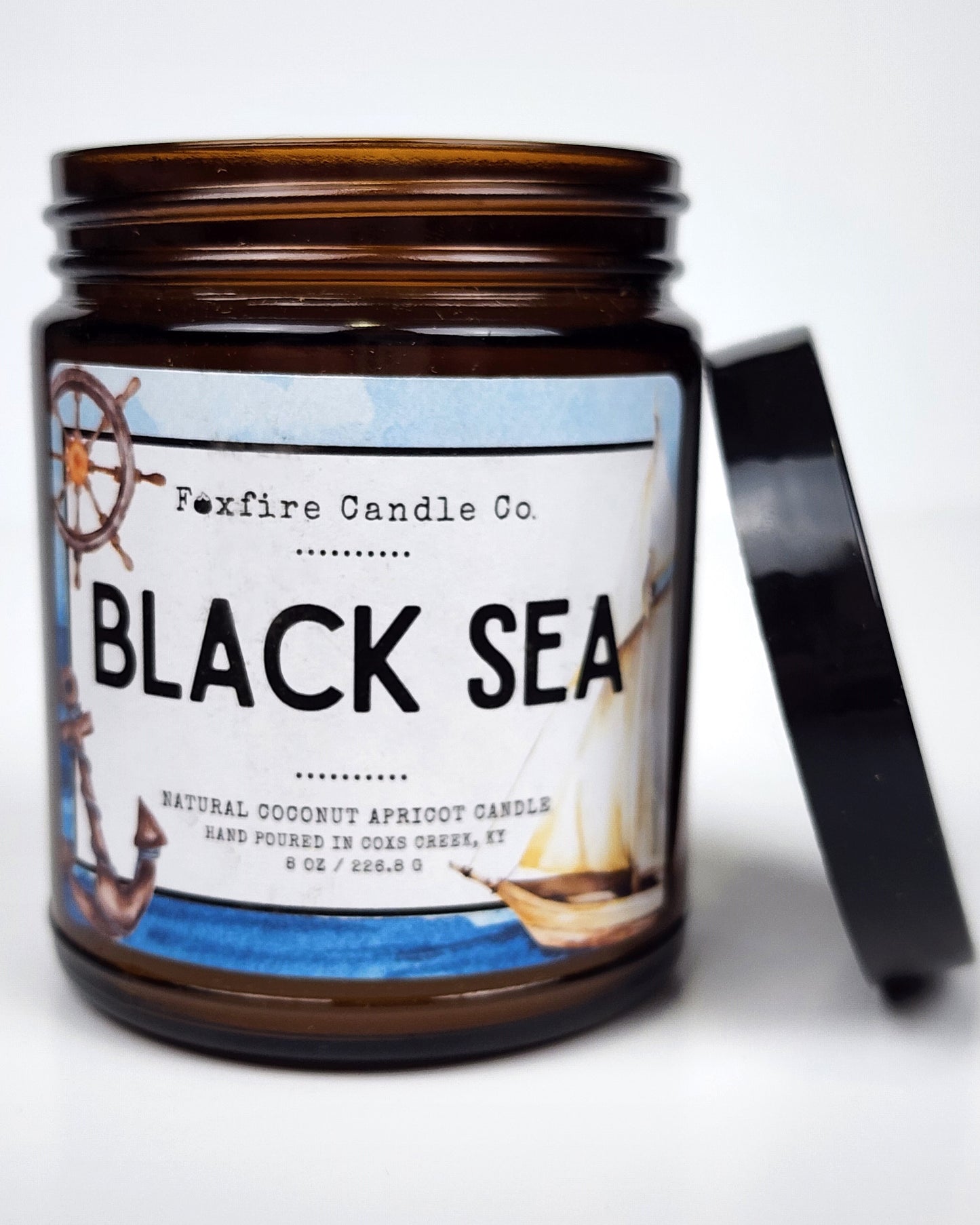 Black Sea 8 oz Candle 🌊🪸