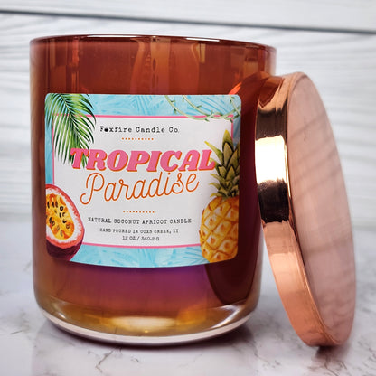 Tropical Paradise 12 oz Candle 🌴🍍