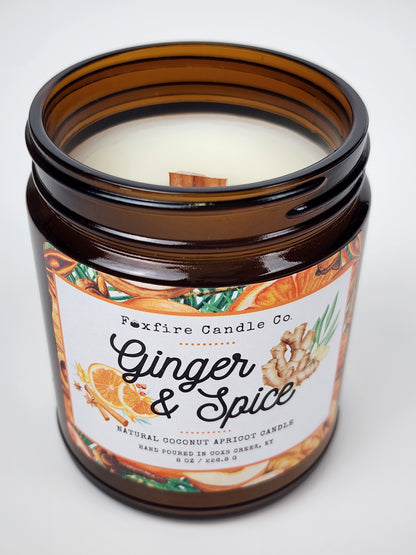 Ginger & Spice 8 oz Candle 🫚