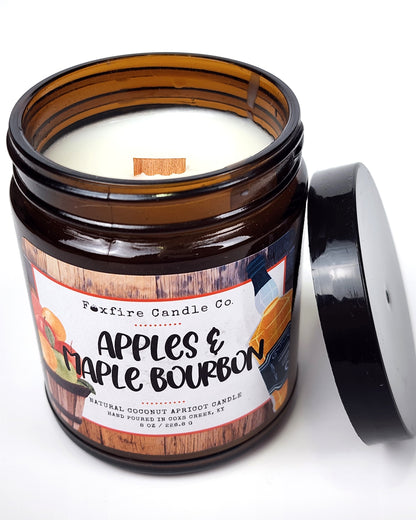 Apples & Maple Bourbon 8 oz Candle 🍎🍺