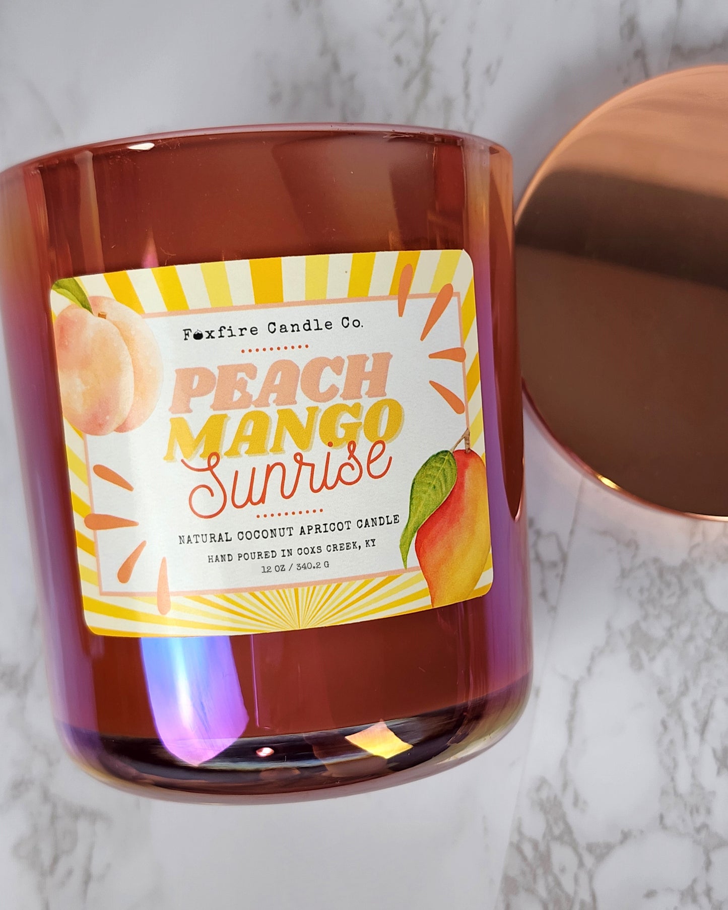 Peach Mango Sunrise 12 oz Candle 🍑🥭