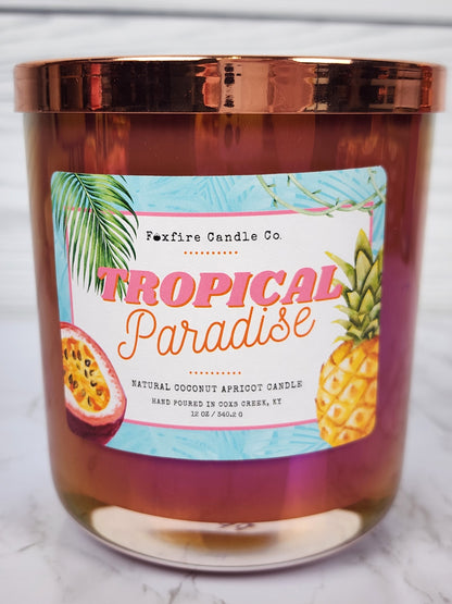 Tropical Paradise 12 oz Candle 🌴🍍